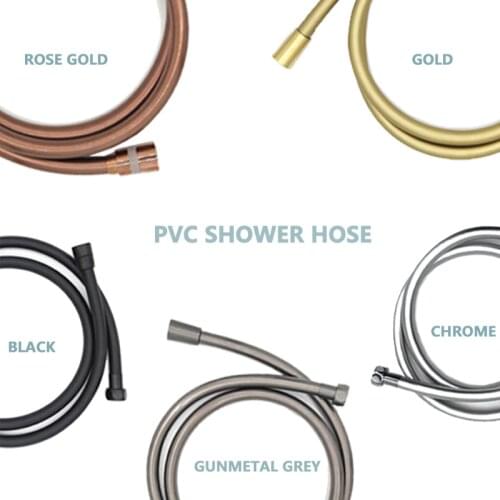 PVC Hoses 1.5m High Pressure Color PVC Handheld Shower Hose Explosion Proof Pipes Replacement Bathroom Shower Accessories