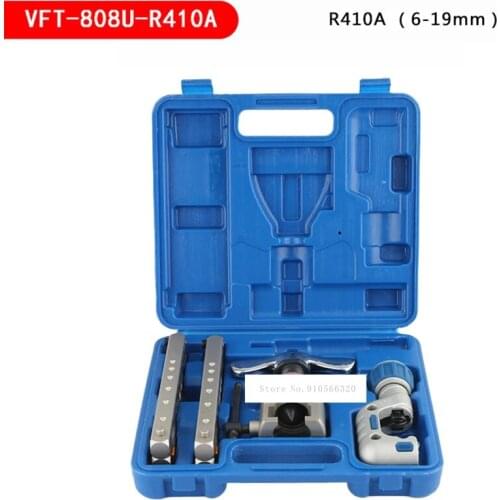 VFT-808U-R410A Flaring Tool Kit Set Hand Air Conditioner Copper Pipe Expander Manua Tube Expander Casing Roller Casing Swage