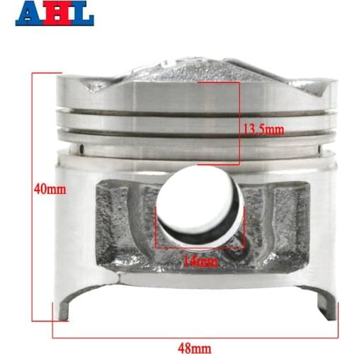 For Yamaha FZ250 FZR250 1HX Motorcycle Engine Parts STD +25 +50 Cylinder Bore Size 48 48.25 48.50 mm Piston & Rings & Clips