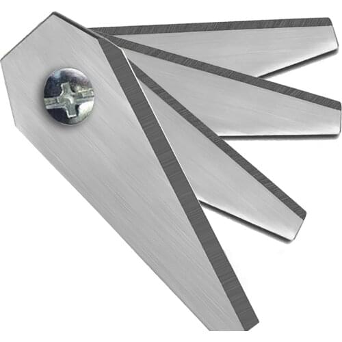 30pcs Lawn Mower Blade Robot Lawn Mower Replacement Blade Rust-proof Durable Lawn Mower Suitable for Lawn Robot Blade Mower