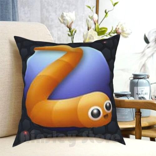 Slither.Io Pillow Case Printed Home Soft DIY Pillow cover Snakeio Snake Io Game Snakio Game Slither Io Slitherio Game Like