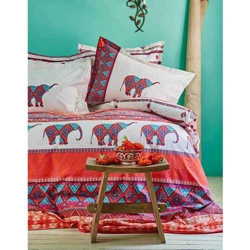 Roe Home Double Personality Ranforce Duvet cover set Marsala Orange