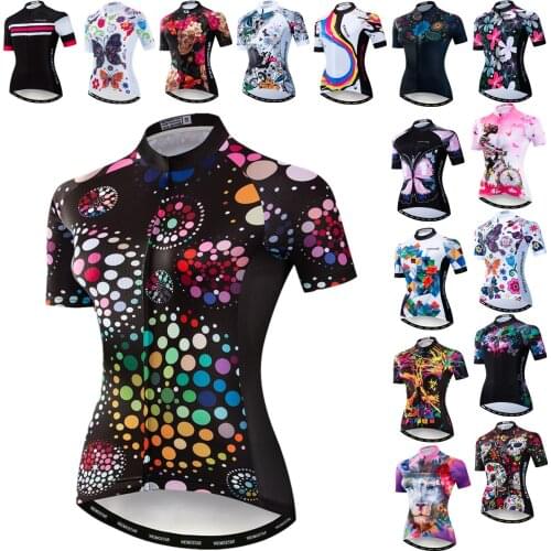 Cycling Jersey 2021 Women Bike Jerseys Road MTB Bicycle Shirts Ropa Ciclismo Maillot Girl Quick Dry Bicycle Tops