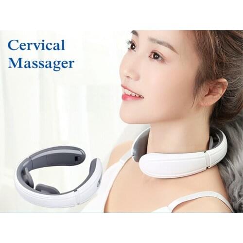 Electric Neck Massager Smart Back And Neck Massager Cervical Body Massage Electric For Back Pain Shoulder Massage Relaxation