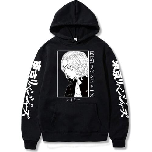 Hot Tokyo Revengers Hoodie Anime Manjiro Sano Graphic Hoodie for Men Sportswear Cosplay Clothes