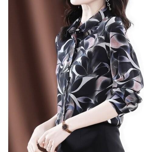 LANJING Black Blouses