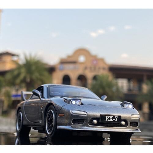 1:32 Mazda RX7 Sports Car Alloy Car model Diecast & Toy Vehicles Car Model Miniature Scale Simulation Car Toy For Childrens Gift