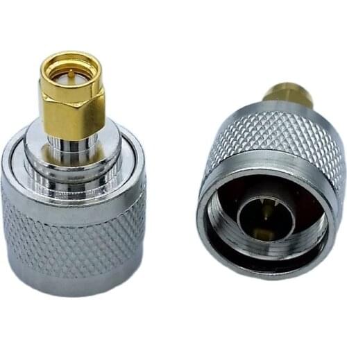 N type to SMA connector adapter N male to SMA male RF Coaxial Connector 1pcs