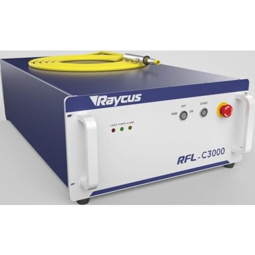 Single mode 3000W raycus fiber laser power source for thick plate cutting