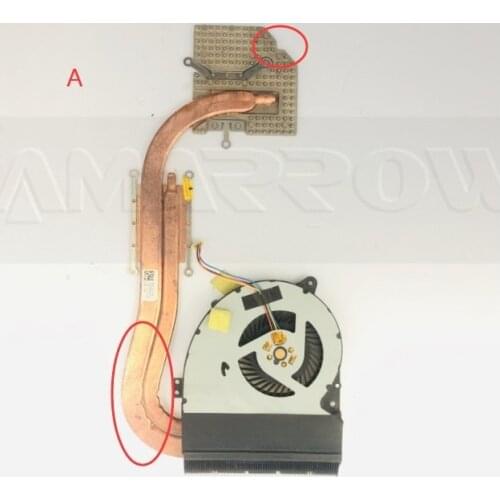 Original CPU Cooling Fan For Asus FX50 FX50J X550VX X550V X550JD K550J A550J Fan With Heatsink 13N0-RFA0101