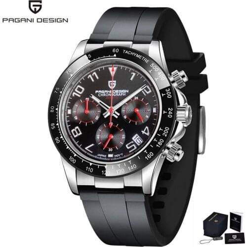 Pagani Design 2021 New Top Brand Quartz Watch Sapphire Waterproof Clock Mens Sports Time Code Table Luxury Relogio Masculino
