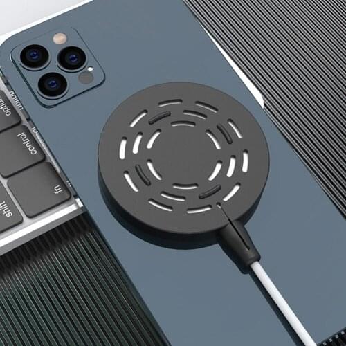 Silicone Wireless Charger Protective Cover With Heat Dissipation Hole Suitable For Apple 12 Magnetic Charger Protective Case