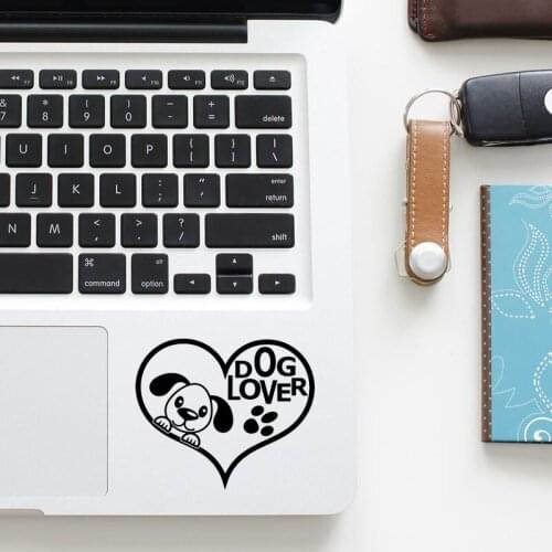 Dog Lover Cartoon Trackpad Decal Laptop Sticker for Macbook Pro Air Retina 11 12 13 15 inch Vinyl Mac Surface Book Touchpad Skin