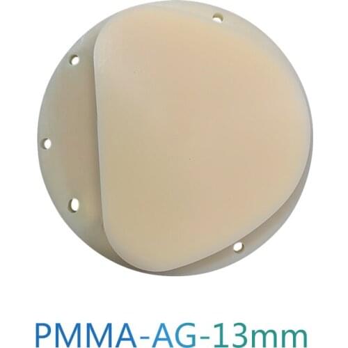 Dental Lab Material Dental Lab Materials PMMA Blocks For Amann Girrbach Shade A1/A2/A3/A3.5/A4/B1/B2/B3/B4 D Shape Pmma Discs