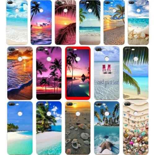 Huawei P Smart Case TPU Soft Silicone Transparent Back Cover Phone Case Huawei P Smart Cover FIG-LX1 Enjoy 7S Case