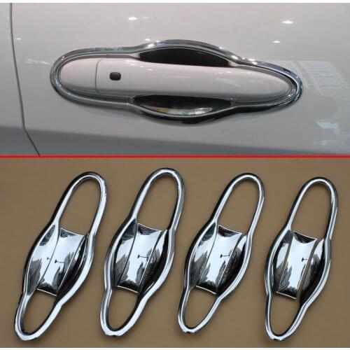 Exterior Door Handle Bowl Cup Chrome Cover FOR Jeep Cherokee KL 2014 2015 2016 2017 2018 2019 2020 Styling ABS Accessories