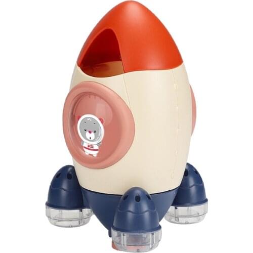 Water Spray Rotating Toys Rocket Hand-eye Coordination Sprinkler Spray Gifts for Toddlers & Kids Safety Squirt Pool Toys