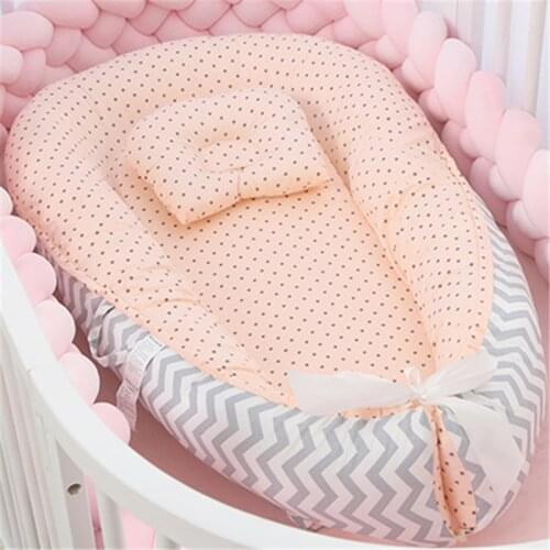 1 Piece Cartoon Newborn Bed Baby Mattress Cotton Baby Bed Portable Crib Removable Soft Bedside Mattress Baby Product