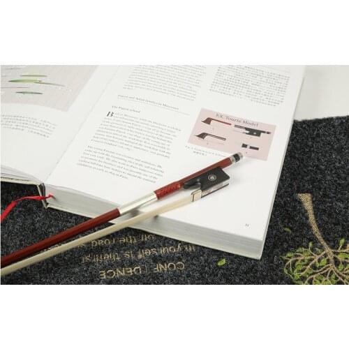 1 pcs Sandalwood octagonal violin bow white horsetail octagonal ebony fisheye violin bow 4/4 3/4 1/2 1/4 1/8 1/10 1/16