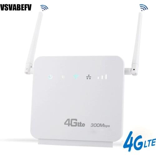 150Mbps 4G Wifi Router Unlocked 3G/ 4G LTE SIM Router Wireless CPE Mobile Routers Support 32 Users with RJ45 LAN Port