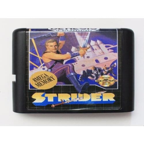 Strider Hiryu 16 bit SEGA MD Game Card For Sega Mega Drive For Genesis
