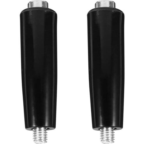 2pcs Revolving Handle Lathe Crank Handle Thread Handle Grip Rotating Handles