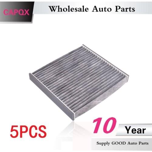 CAPQX 5PCS Carbon Cabin Air Filter 87139-50030 For SC430 GS300 GS430 LS430 2001 2002 2003 2004 2005 2006 2007 2008 2009