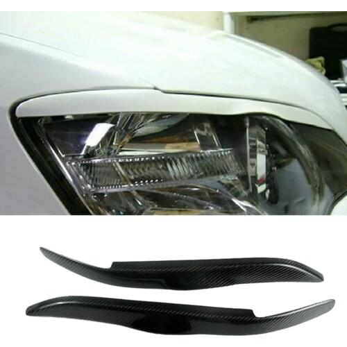 For Subaru Legacy 2004-2008 Carbon Fiber Car Sticker Front Headlights Eyebrow Eyelid Trim Cover Accessories