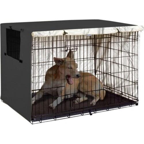 Dog Cage Cover Pet Cat Cage House Dust Accessory Durable Protective Cover Dustproof Rainproof Cover Dog Cage Kennel General