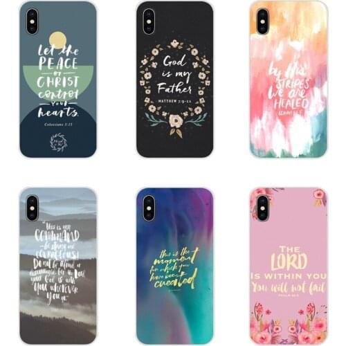 Bible Verse Jesus Christian For Samsung Galaxy J1 J2 J3 J4 J5 J6 J7 J8 Plus 2018 Prime 2015 2016 2017 Accessories Phone Bag Case