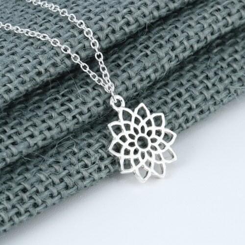 CHENGXUN Crown Chakra Pendant Necklace Women Spiritual Enlightment Gold Seventh Chakra Jewelry Yoga Yogi s