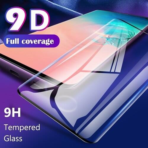 For Samsung Galaxy S10 S9 S8 7 Plus Note10 8 9 10 Pro 5G 9D Full Coverage Curved Tempered Glass 9H Premium Screen Protector Film