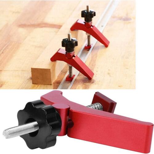 Hold Down Clamp Aluminum Alloy Fixed Clamp Quick Acting Hold Down Clamp Slot Positioning Limiter Fixed Tool