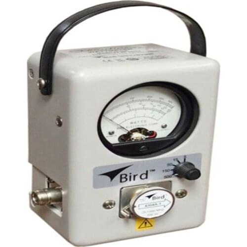 Fmuser Bird 4304A Fixed 25-1000 MHz 5-500 Watt Elemen RF Wattmeter Analog Wattmeter pass Pointer Wattmeter