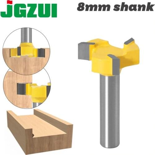8mm Shank Flush trim bit Z3 Milling Straight Edge Slotting Milling Cutter Cutting Handle for Wood Woodwork