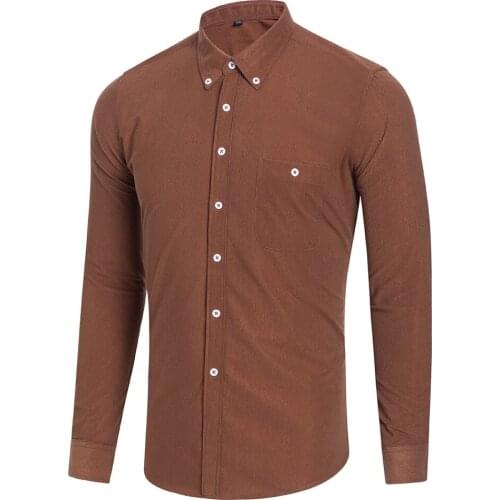 Hooyi Men's Long Shirts