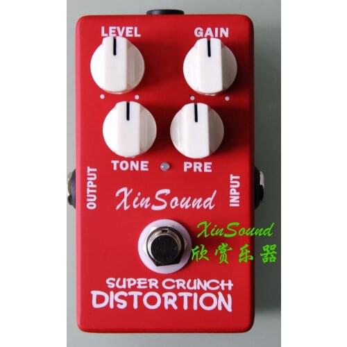Distortion Guitar Effect Pedal DS-10P Crunch Box Distortion True Bypass by XinSound