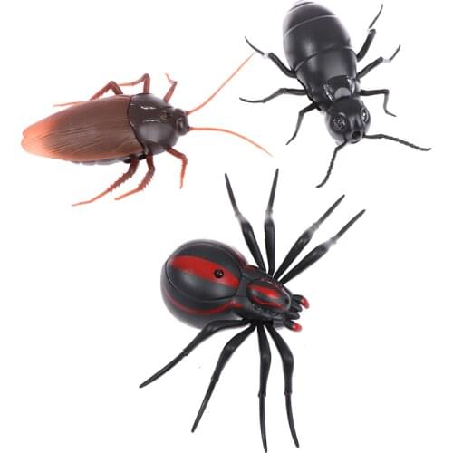 Infrared RC Remote Control Animal Insect Toy Kit For Child Kids Adults Cockroach Spider Ant Prank Jokes For Boys Pet Cat Dog