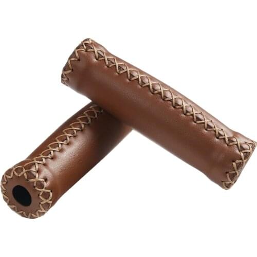 2016 NEW Handmade Fixed Gear Handlebar Grips Retro sleeve Imitation Handmade bicycle accessories wholesale price 1 pair BZT014