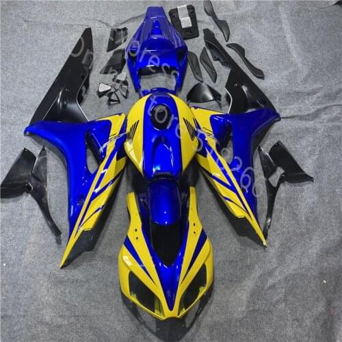 Blue yellow black Fairing fit CBR1000RR 2006 - 2007 for honda Body Kits Fairing CBR1000RR 06 07 Injection Fairing