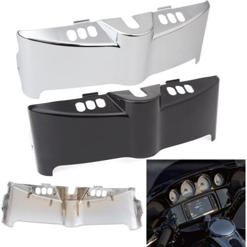Motorcycle Black/Chrome Inner Fairing Cap Cover Case For Harley Touring Electra Street Trike Tri Glide 2014-2020 Fairing Cover
