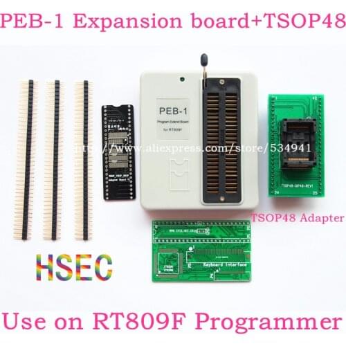 PEB-1 Expansion board+TSOP48 Adpater socket Use on RT809F lcd usb programmer Support IT8586E IT8580E 29/39/49/50 series32/40 /48