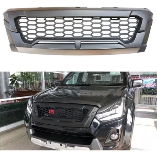 FIT FOR ISUZU DMAX D-MAX 2016 2017 2018 HIGH QUALITY RACING GRILLE FRONT BUMPER MASK COVER