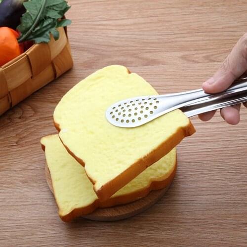 Feiqiong Portable Bread Clips Staninless Steel Toasted Food Clip Steak Barbecue Clamp Kitchen Cookware Supplies Bread Clips New