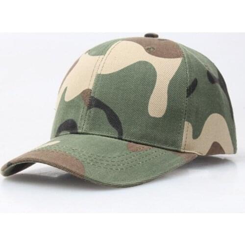 Unisex Adjustable Sun Block Caps Camouflage Baseball Cap Women Leisure Cap Men Outdoor Hunting Camouflage Jungle Hat Sport Hats