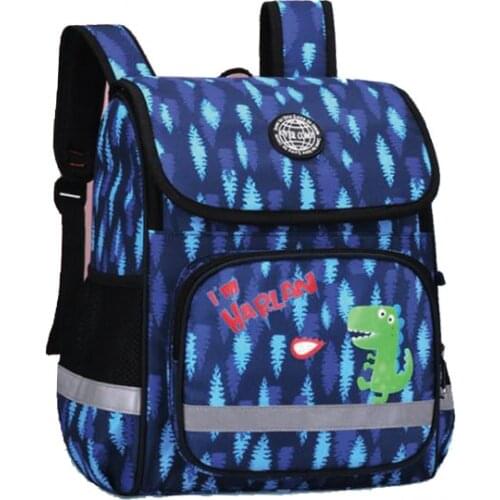 2019 New Children School Bags for Girls and Boy cartoon backpack Flamingo dinosaur giraffe print Design Student School Backpacks