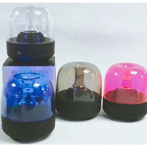 Subwoofer Wireless Speaker Desk Lamp Support TF Card Colorful LED Light U Disk Mini Phone Tablet Stereo Music Voice Box