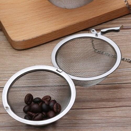 Tea Infuser Sphere Locking Spice Tea Ball Strainer Mesh Infuser Tea Filter Strainers Kitchen Accessories