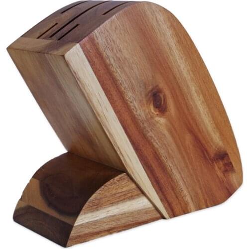 Heavy Duty Knife Stand Thicken Wood Kichen Knife Block Shelf Slicing Ceramic Cleaver Knives Rack Bread Paring Knife Holder Tools