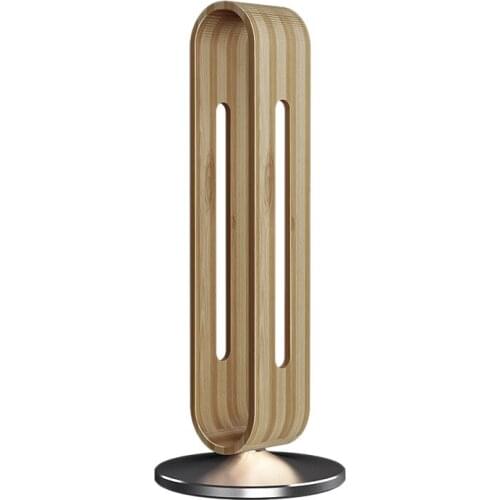 Creative Wooden Earphone Holder Natural Bamboo Wood Wearable Earphone Display Stand Suitable for Computer Desktop